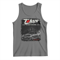 Retro JDM Drift Car Tank Top Japanese Tokyo Japan Drifting Race Car - Wonder Print Shop