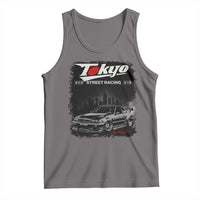 Retro JDM Drift Car Tank Top Japanese Tokyo Japan Drifting Race Car - Wonder Print Shop