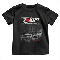 Retro JDM Drift Car Toddler T Shirt Japanese Tokyo Japan Drifting Race Car - Wonder Print Shop