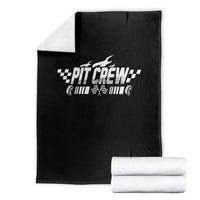 Pit Crew Throw Blanket Race Car Family Racing Birthday Hosting Parties - Wonder Print Shop