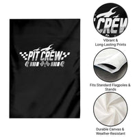 Pit Crew Garden Flag Race Car Family Racing Birthday Hosting Parties - Wonder Print Shop