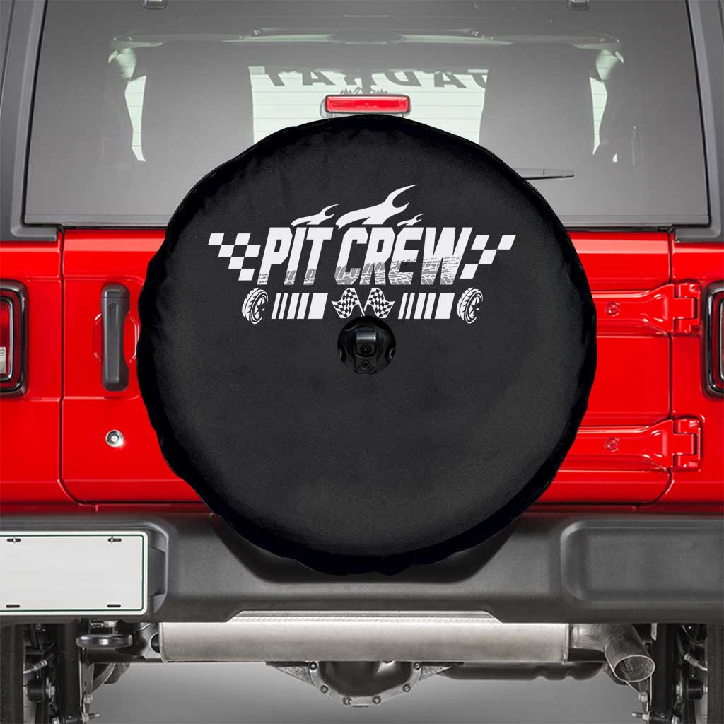 Pit Crew Spare Tire Cover Race Car Family Racing Birthday Hosting Parties - Wonder Print Shop