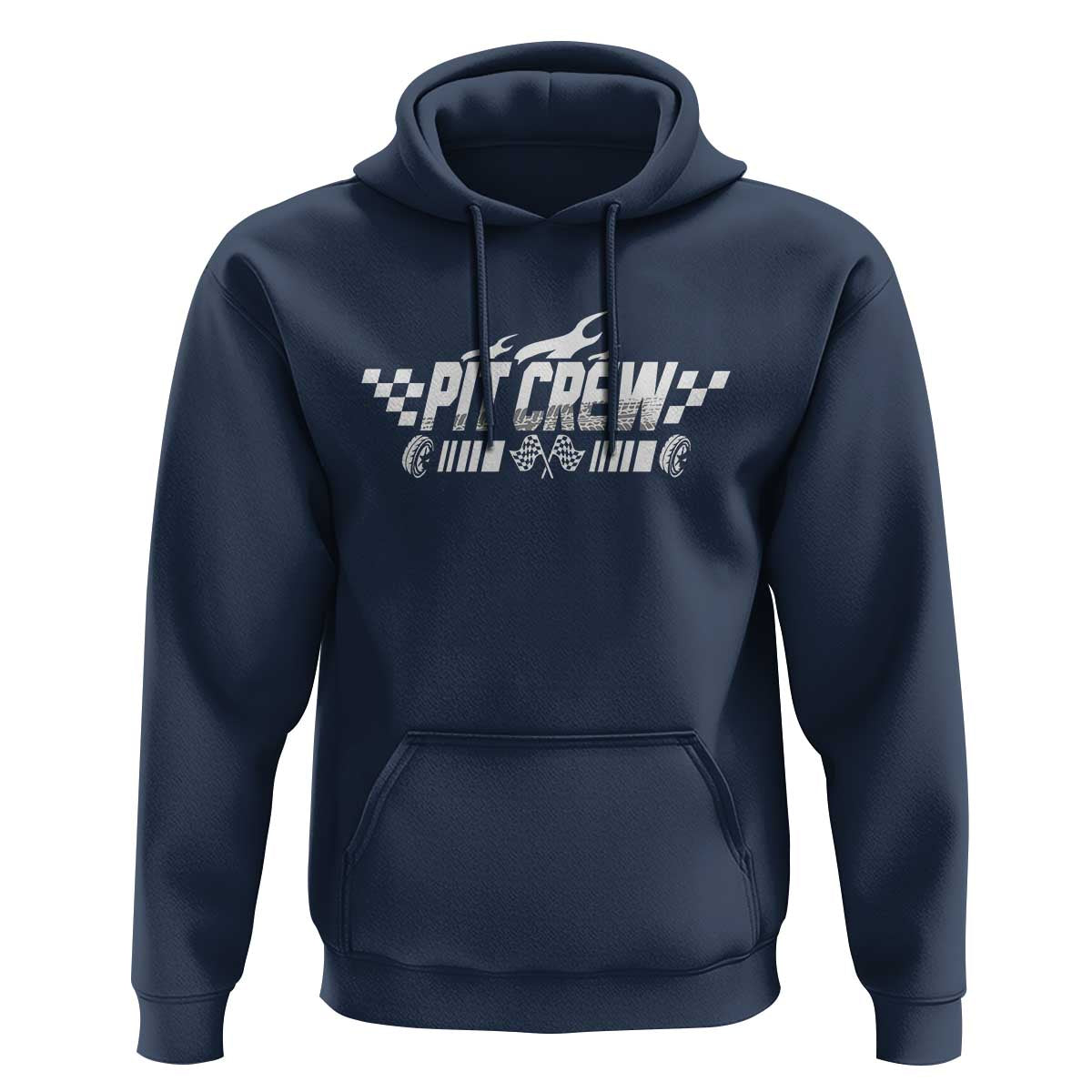 Pit Crew Hoodie Race Car Family Racing Birthday Hosting Parties - Wonder Print Shop