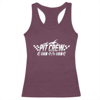 Pit Crew Racerback Tank Top Race Car Family Racing Birthday Hosting Parties - Wonder Print Shop