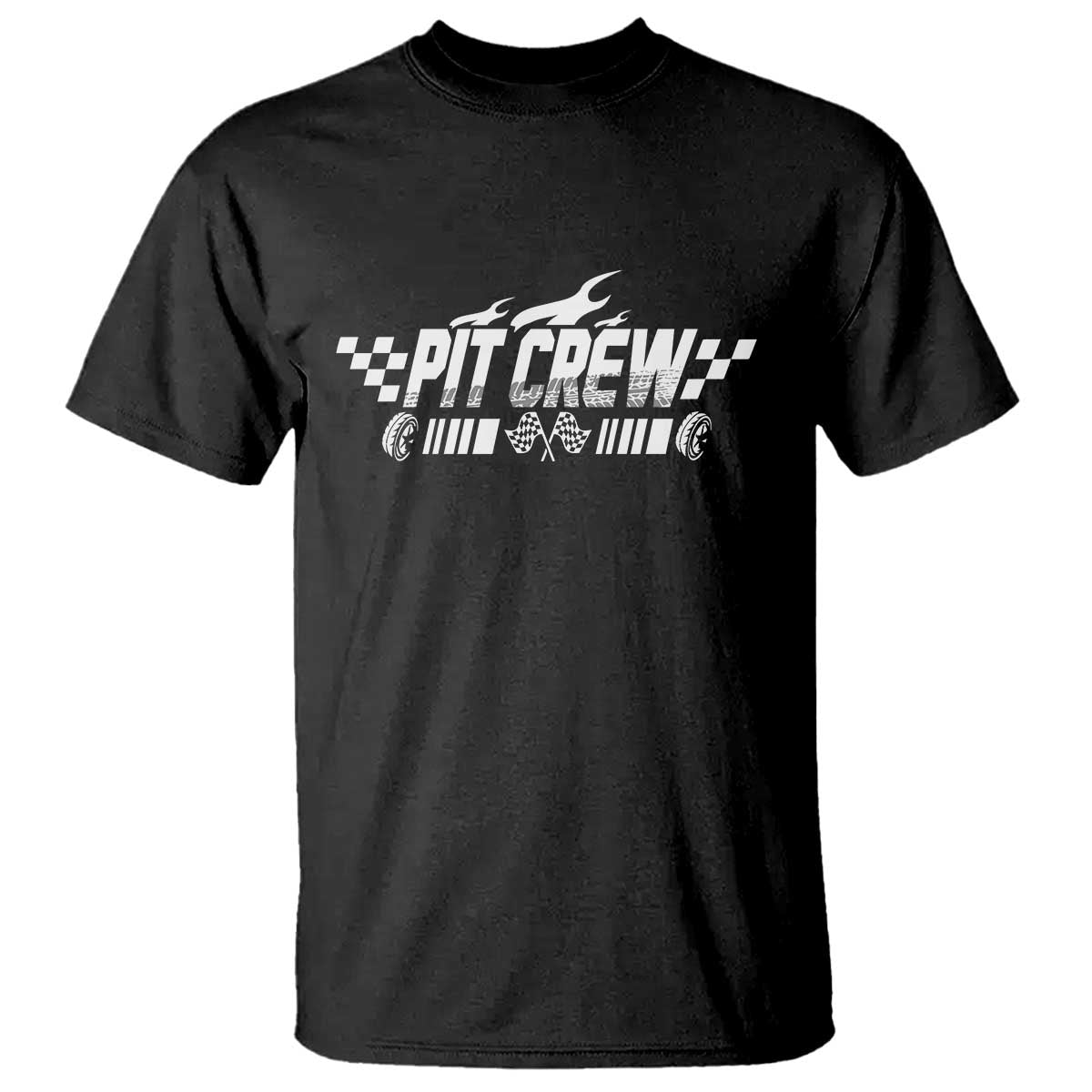 Pit Crew T Shirt Race Car Family Racing Birthday Hosting Parties - Wonder Print Shop