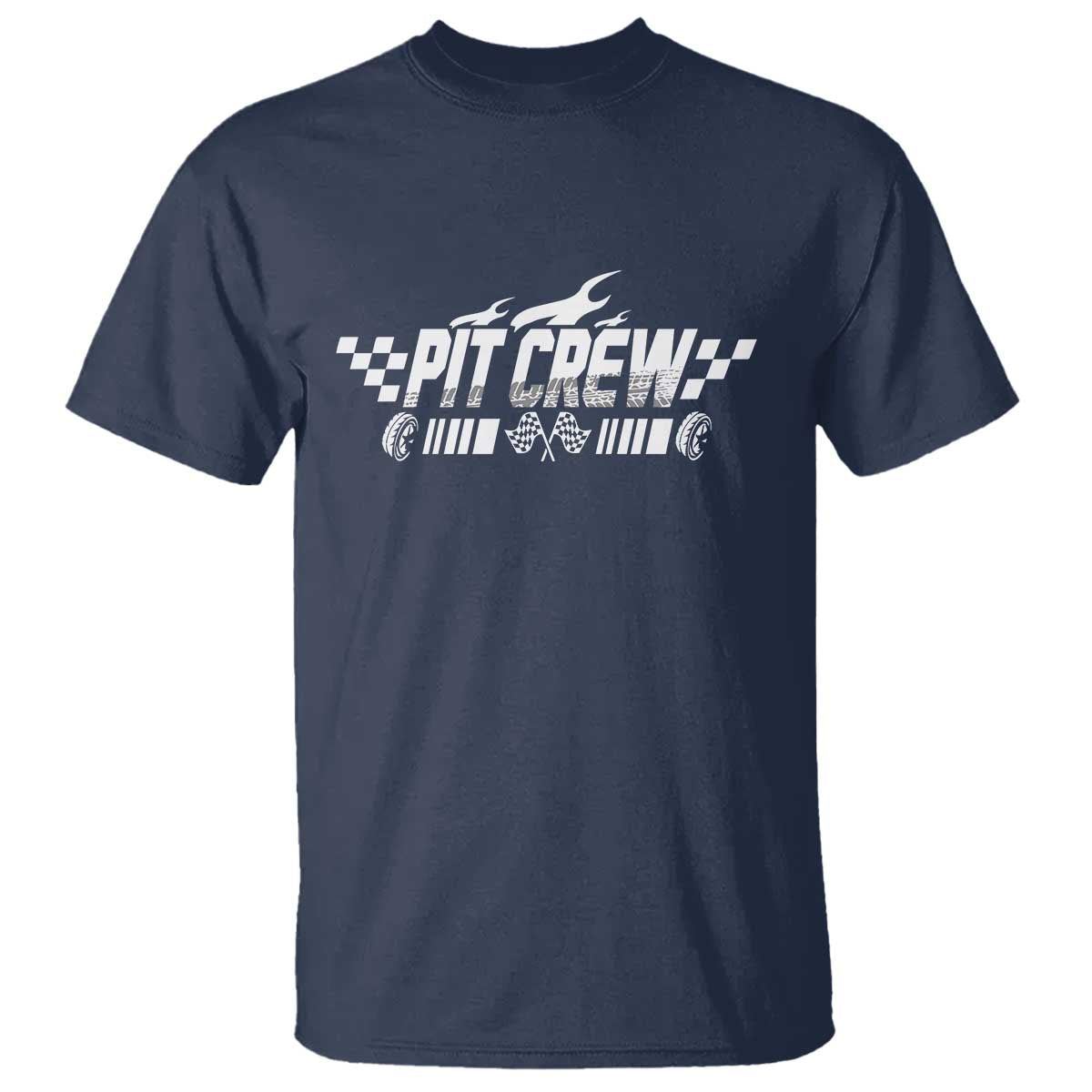 Pit Crew T Shirt Race Car Family Racing Birthday Hosting Parties - Wonder Print Shop