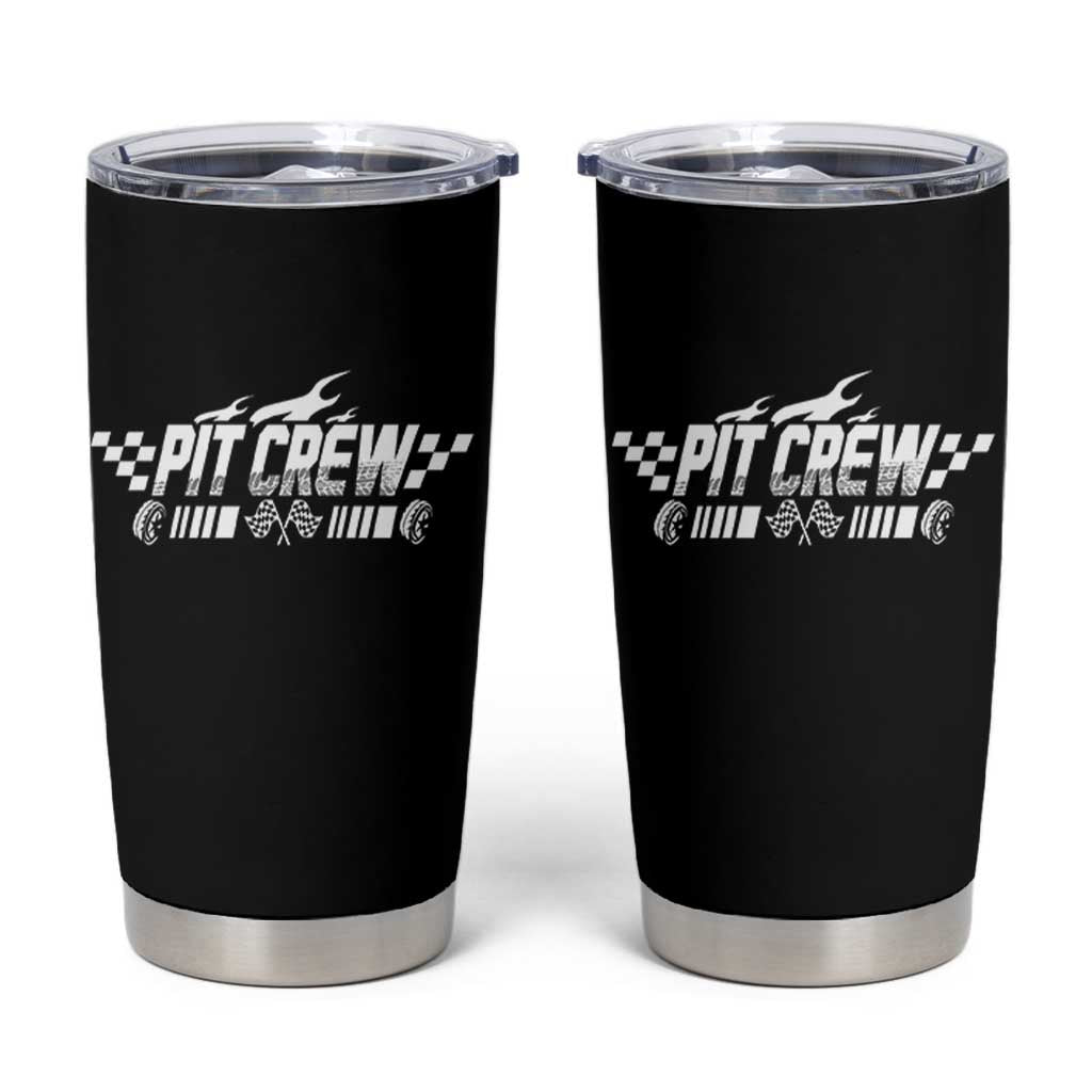 Pit Crew Tumbler Cup Race Car Family Racing Birthday Hosting Parties - Wonder Print Shop