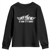 Pit Crew Youth Sweatshirt Race Car Family Racing Birthday Hosting Parties - Wonder Print Shop