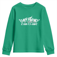 Pit Crew Youth Sweatshirt Race Car Family Racing Birthday Hosting Parties - Wonder Print Shop