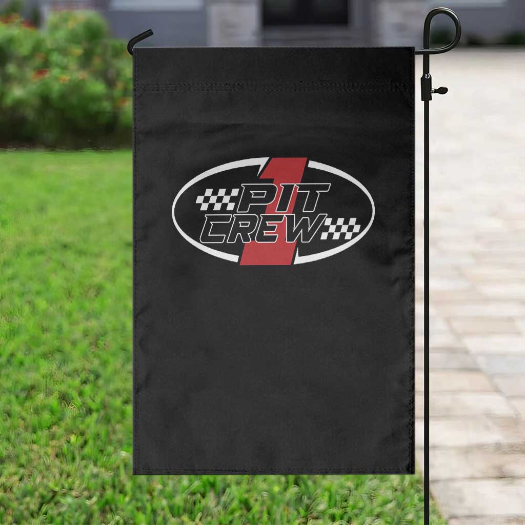 Pit Crew Garden Flag Race Car Racing Birthday Hosting Parties - Wonder Print Shop