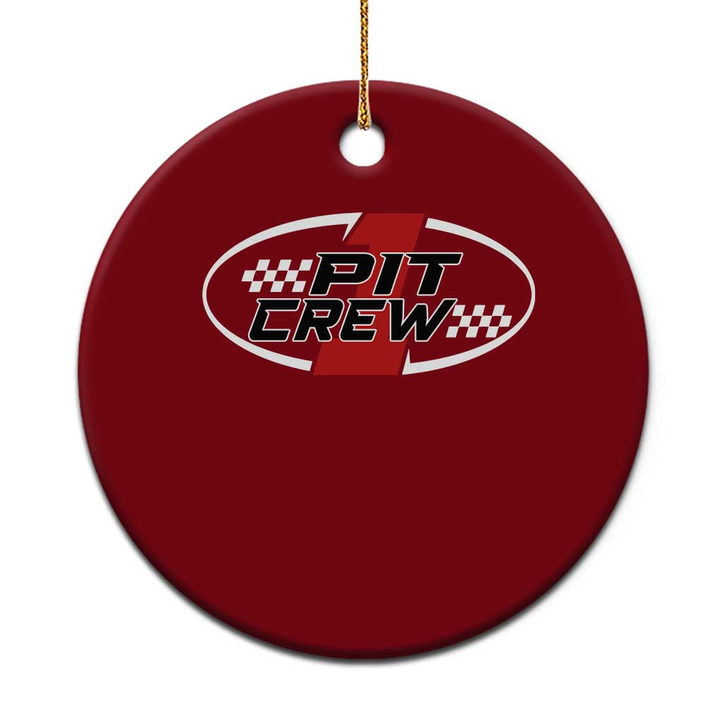 Pit Crew Ceramic Ornament Race Car Racing Birthday Hosting Parties - Wonder Print Shop