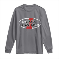 Pit Crew Long Sleeve Shirt Race Car Racing Birthday Hosting Parties - Wonder Print Shop