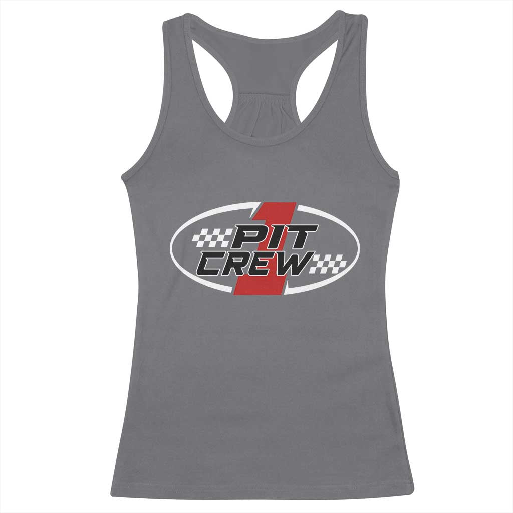 Pit Crew Racerback Tank Top Race Car Racing Birthday Hosting Parties - Wonder Print Shop