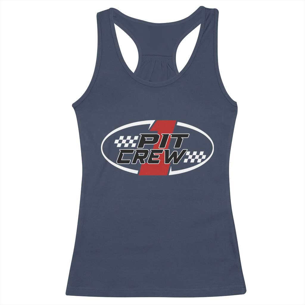 Pit Crew Racerback Tank Top Race Car Racing Birthday Hosting Parties - Wonder Print Shop