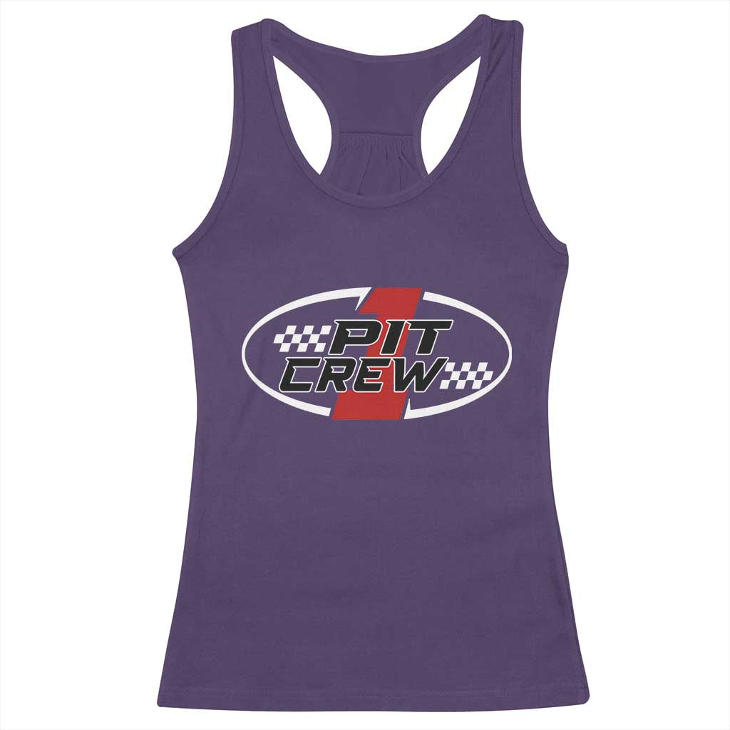 Pit Crew Racerback Tank Top Race Car Racing Birthday Hosting Parties - Wonder Print Shop