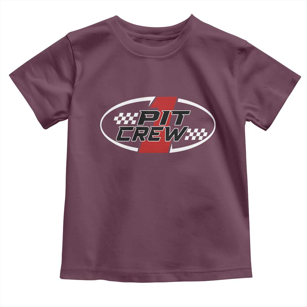 Pit Crew Toddler T Shirt Race Car Racing Birthday Hosting Parties - Wonder Print Shop