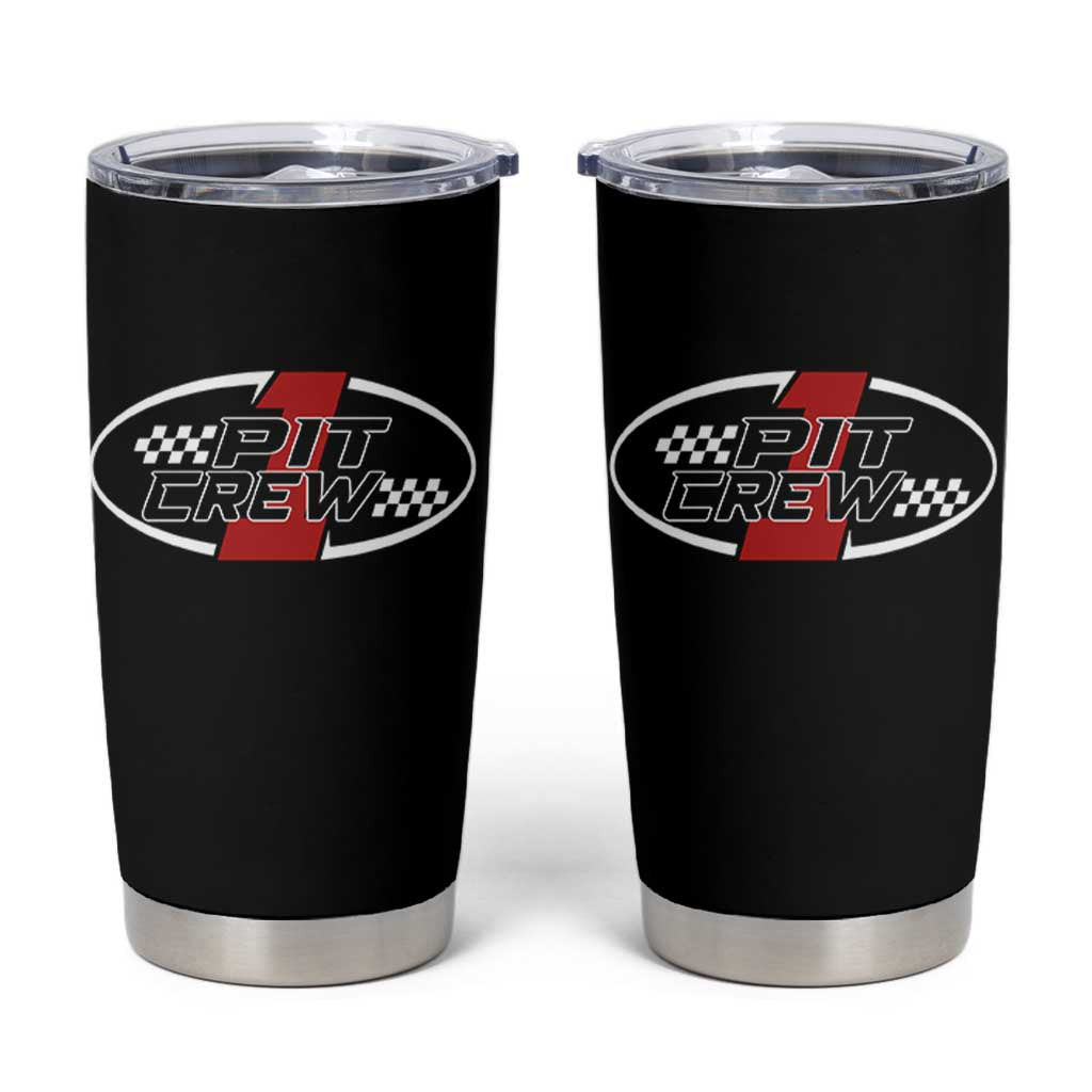 Pit Crew Tumbler Cup Race Car Racing Birthday Hosting Parties - Wonder Print Shop