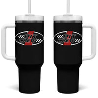 Pit Crew Tumbler With Handle Race Car Racing Birthday Hosting Parties - Wonder Print Shop