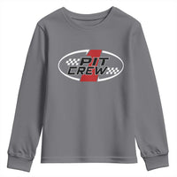 Pit Crew Youth Sweatshirt Race Car Racing Birthday Hosting Parties - Wonder Print Shop