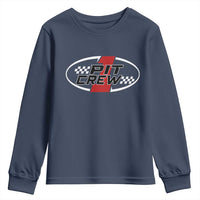 Pit Crew Youth Sweatshirt Race Car Racing Birthday Hosting Parties - Wonder Print Shop