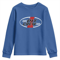 Pit Crew Youth Sweatshirt Race Car Racing Birthday Hosting Parties - Wonder Print Shop