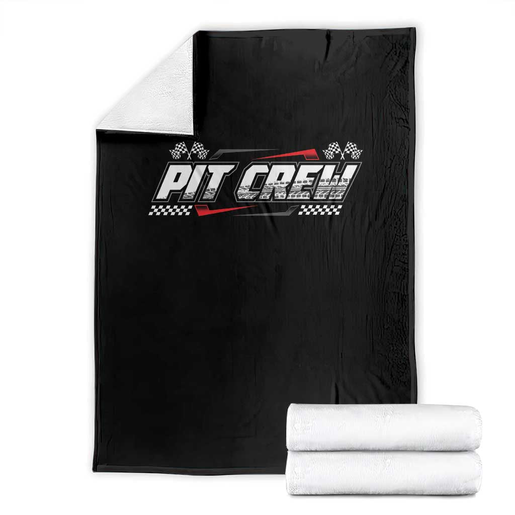 Pit Crew Throw Blanket Race Car Family Racing Birthday Parties - Wonder Print Shop