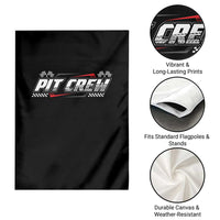 Pit Crew Garden Flag Race Car Family Racing Birthday Parties - Wonder Print Shop