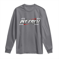 Pit Crew Long Sleeve Shirt Race Car Family Racing Birthday Parties - Wonder Print Shop