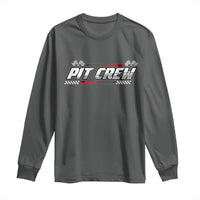 Pit Crew Long Sleeve Shirt Race Car Family Racing Birthday Parties - Wonder Print Shop