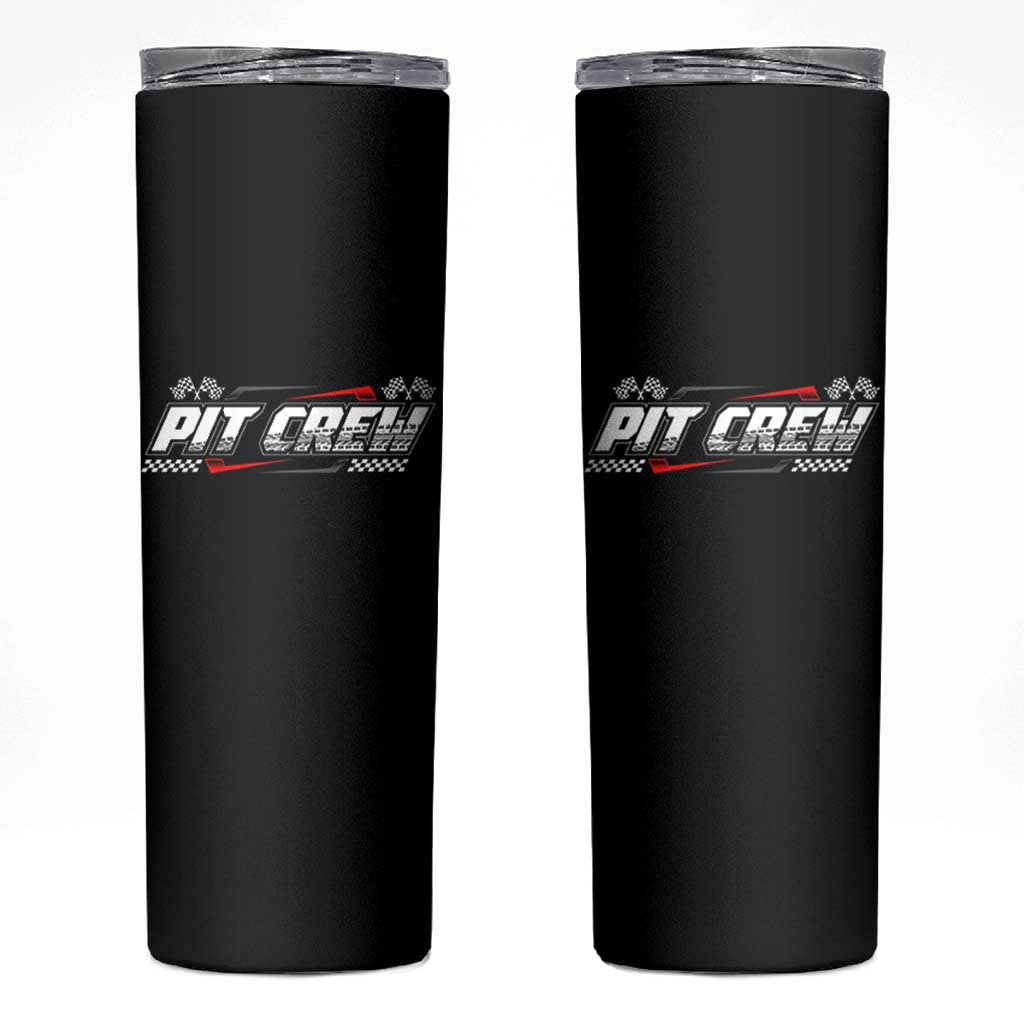 Pit Crew Skinny Tumbler Race Car Family Racing Birthday Parties - Wonder Print Shop
