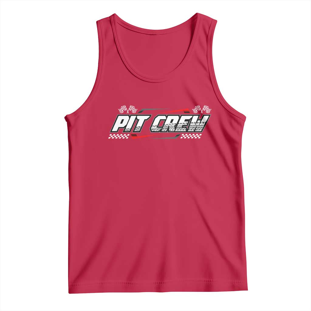 Pit Crew Tank Top Race Car Family Racing Birthday Parties - Wonder Print Shop