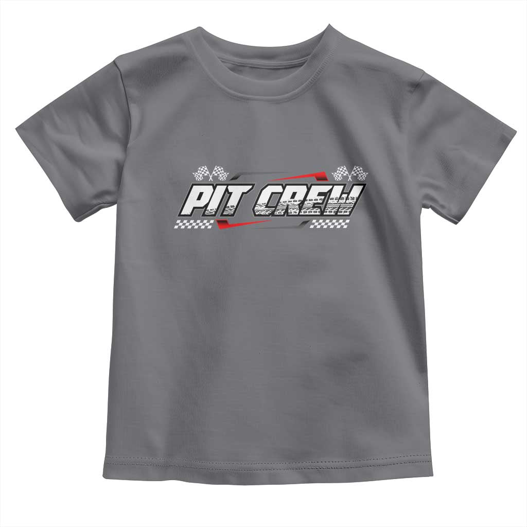 Pit Crew Toddler T Shirt Race Car Family Racing Birthday Parties - Wonder Print Shop