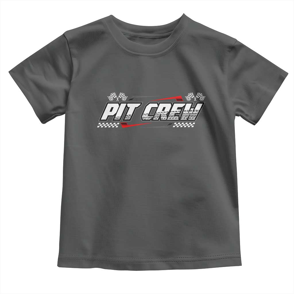 Pit Crew Toddler T Shirt Race Car Family Racing Birthday Parties - Wonder Print Shop