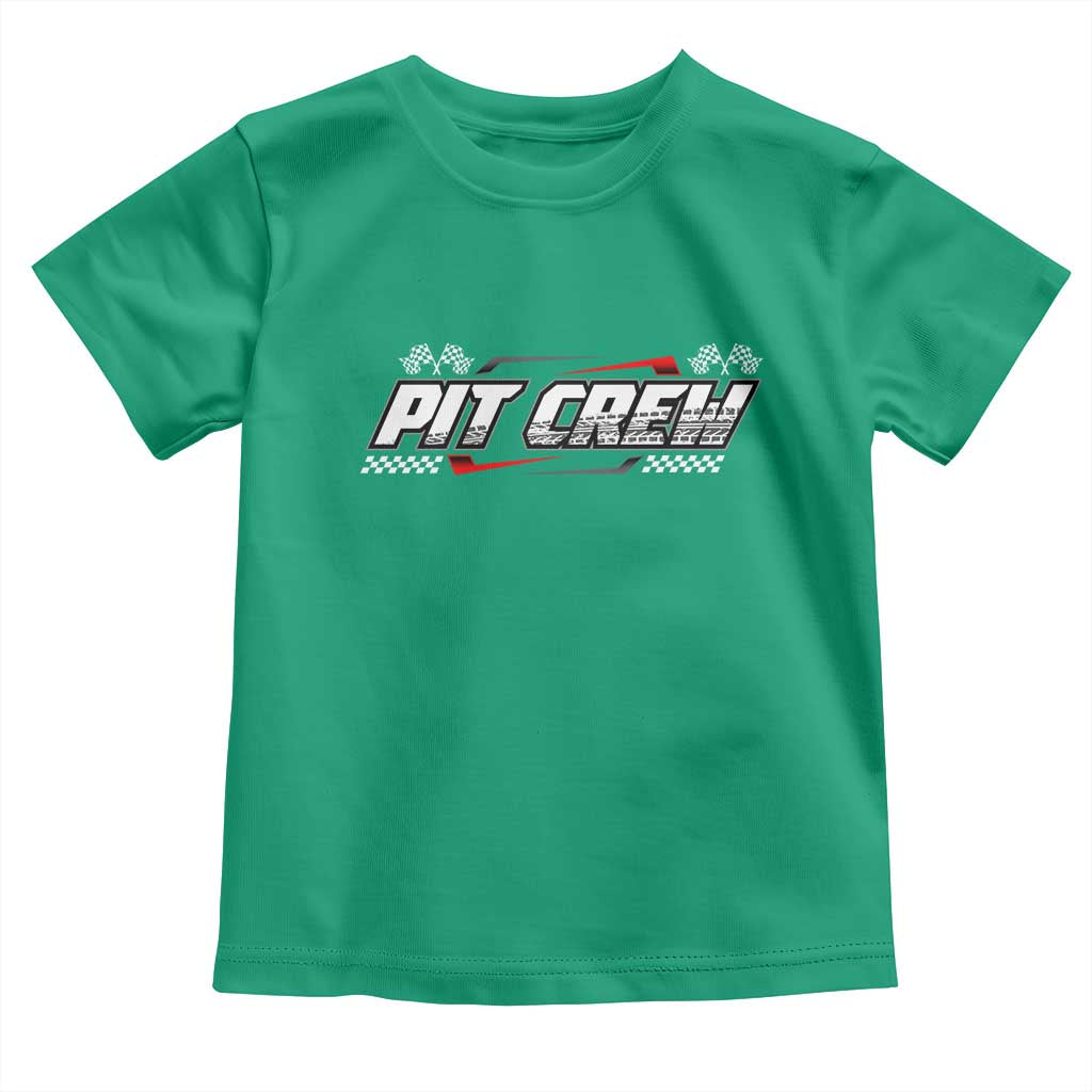 Pit Crew Toddler T Shirt Race Car Family Racing Birthday Parties - Wonder Print Shop