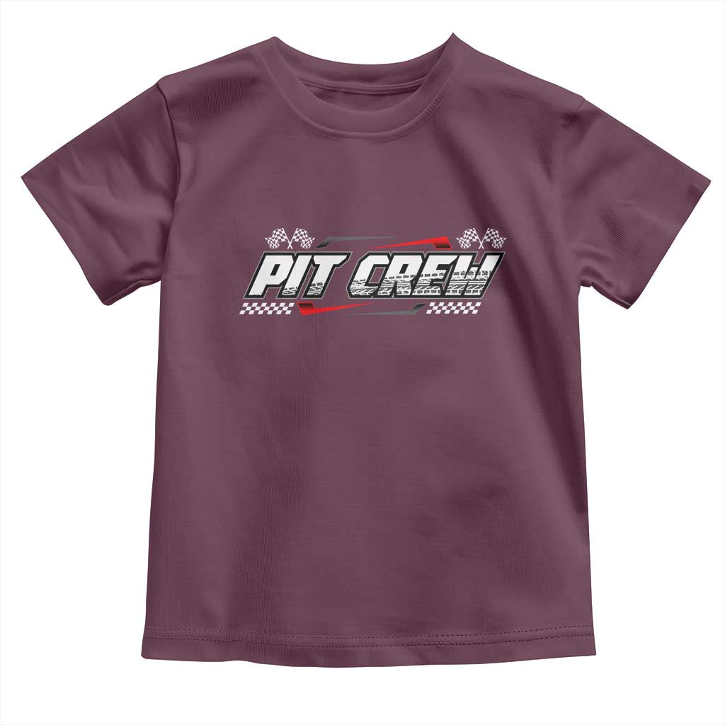 Pit Crew Toddler T Shirt Race Car Family Racing Birthday Parties - Wonder Print Shop