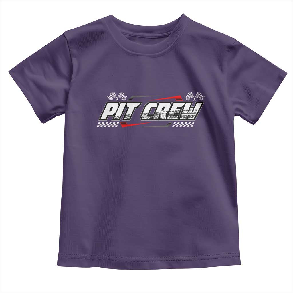 Pit Crew Toddler T Shirt Race Car Family Racing Birthday Parties - Wonder Print Shop
