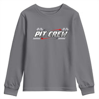 Pit Crew Youth Sweatshirt Race Car Family Racing Birthday Parties - Wonder Print Shop