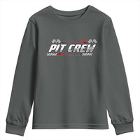 Pit Crew Youth Sweatshirt Race Car Family Racing Birthday Parties - Wonder Print Shop