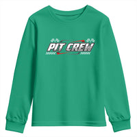 Pit Crew Youth Sweatshirt Race Car Family Racing Birthday Parties - Wonder Print Shop