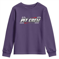 Pit Crew Youth Sweatshirt Race Car Family Racing Birthday Parties - Wonder Print Shop