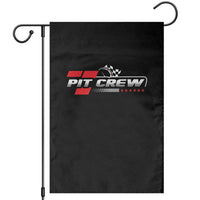 Pit Crew Garden Flag Family Racing Birthday Race Car - Wonder Print Shop
