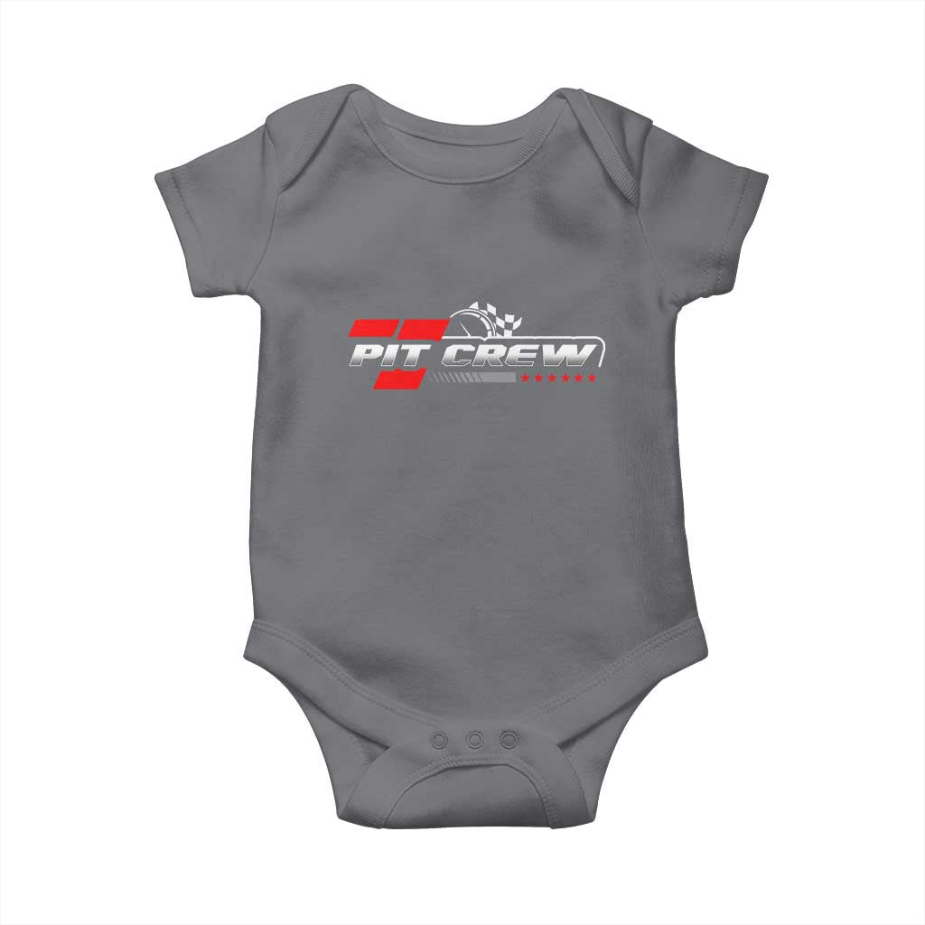Pit Crew Baby Onesie Family Racing Birthday Race Car - Wonder Print Shop