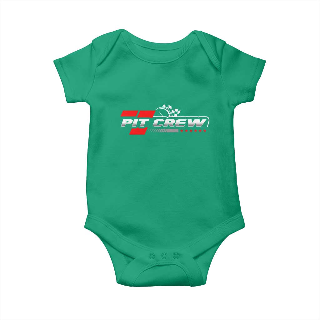 Pit Crew Baby Onesie Family Racing Birthday Race Car - Wonder Print Shop