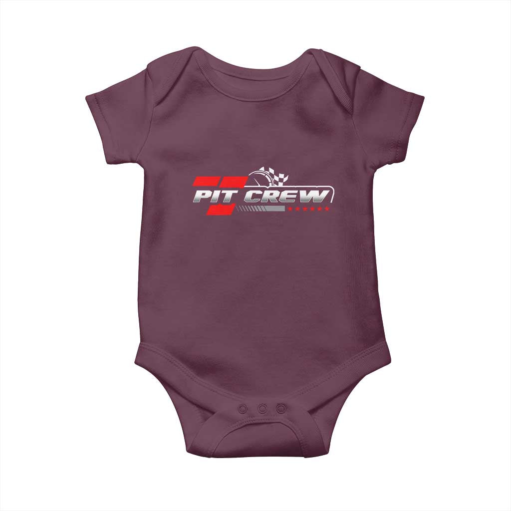 Pit Crew Baby Onesie Family Racing Birthday Race Car - Wonder Print Shop