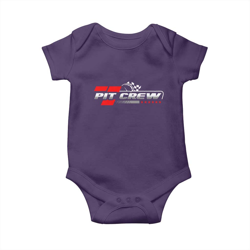 Pit Crew Baby Onesie Family Racing Birthday Race Car - Wonder Print Shop