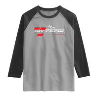 Pit Crew Raglan Shirt Family Racing Birthday Race Car - Wonder Print Shop