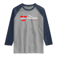 Pit Crew Raglan Shirt Family Racing Birthday Race Car - Wonder Print Shop