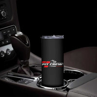 Pit Crew Skinny Tumbler Family Racing Birthday Race Car - Wonder Print Shop