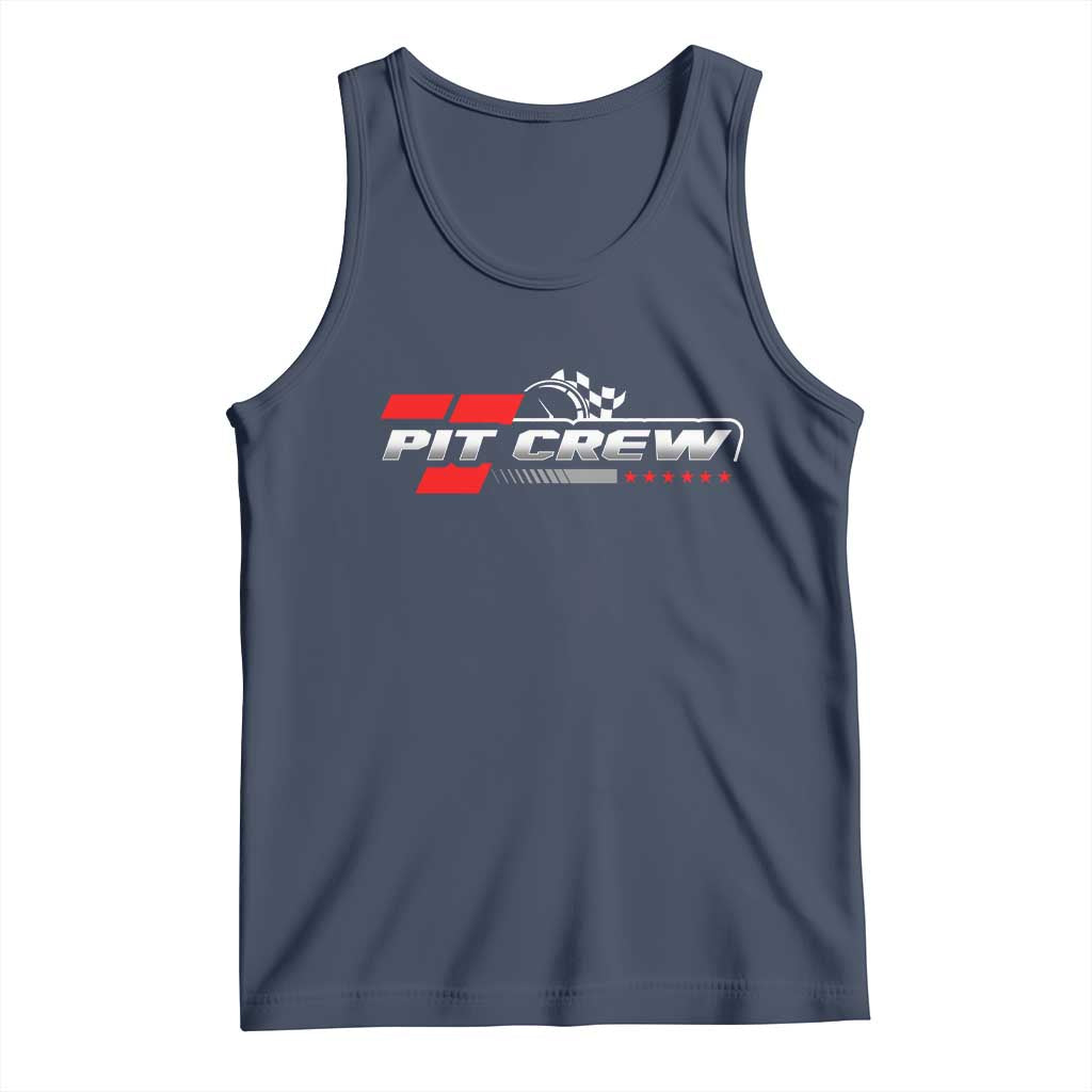 Pit Crew Tank Top Family Racing Birthday Race Car - Wonder Print Shop