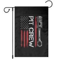 Pit Crew Garden Flag Racing Race Car American Flag - Wonder Print Shop